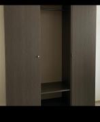 Zwarte pax kast ikea, Huis en Inrichting, Kasten | Kledingkasten, Ophalen, 200 cm of meer, Zo goed als nieuw, Met hangruimte