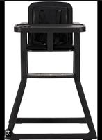 Puck Plain Kinderstoel Met Kussen Zwart, Kinderen en Baby's, Kinderstoelen, Ophalen, Zo goed als nieuw, Overige typen, Gordel(s)