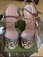 Gucci Claudie python sandelen maat 38 zgan origineel, Ophalen of Verzenden, Zo goed als nieuw