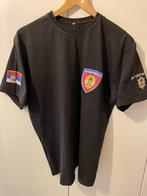 t-shirt Joegoslavie Gendarmeria (Militairy Police), Kleding | Heren, T-shirts, Gedragen, Maat 56/58 (XL), Zwart, Verzenden