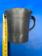 Klein oud tinnen maatbekertje H. Tollenaar Buiksloot, Antiek en Kunst, Antiek | Tin, Ophalen of Verzenden
