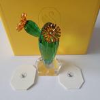 Swarovski Goudgele Cactus. Kistallijn Shop., Verzamelen, Swarovski, Swarovski@.com, Verzenden, Wattens, Nieuw