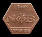 NOB Lid van verdienste broche- bronskleur, Verzamelen, Speldjes, Pins en Buttons, Verzenden, Nieuw, Transport, Speldje of Pin