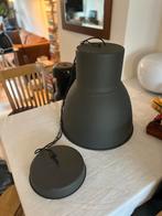 2x Grijze hanglamp 38cm - Hektar IKEA, Ophalen, Gebruikt, 25 tot 50 cm, Rond
