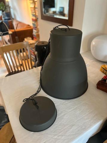 2x Grijze hanglamp 38cm - Hektar IKEA beschikbaar voor biedingen