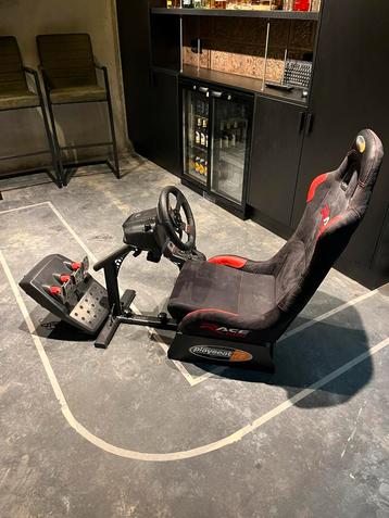 Playseat alcantara met G27 incl. Shiftersteun. beschikbaar voor biedingen