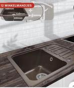 aquamarin wasbak keuken, Aquamarin, Nieuw, Ophalen of Verzenden, Minder dan 100 cm
