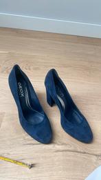 Geox suede dames pump, Ophalen of Verzenden, Zo goed als nieuw, Blauw