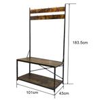 Kapstok - staande groot garderobe rek Stoer, Nieuw, Minder dan 100 cm, Hout, Ophalen