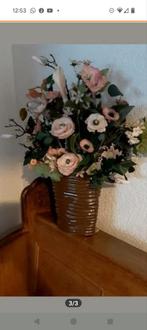 zijde bloemstuk groot., Ophalen