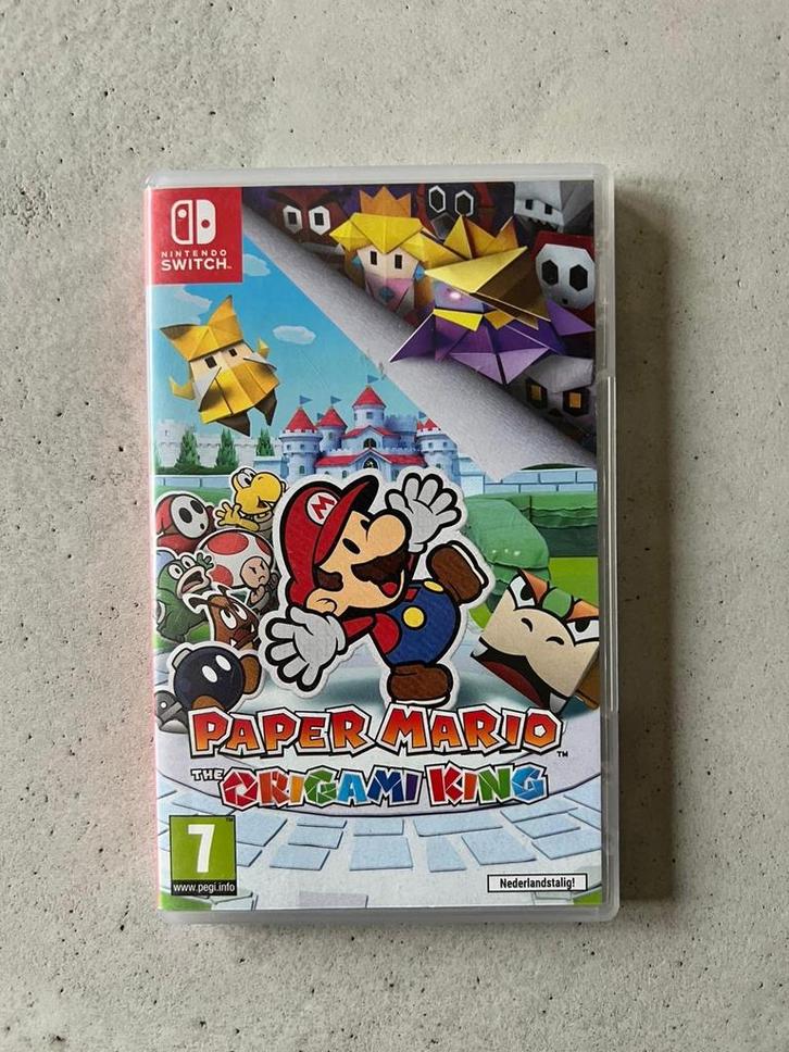 Paper Mario: The Origami King - Nintendo Switch, Spelcomputers en Games, Games | Nintendo Switch, Zo goed als nieuw, Avontuur en Actie