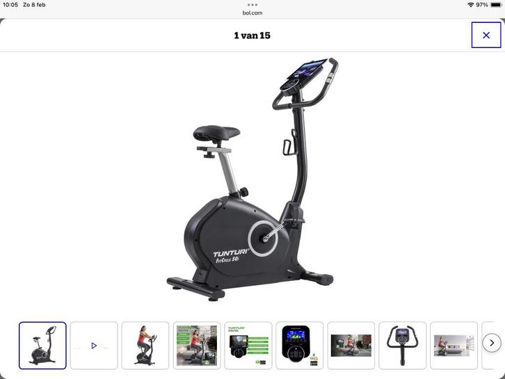 Hometrainer, Sport en Fitness, Fitnessapparatuur, Zo goed als nieuw, Hometrainer, Metaal, Ophalen