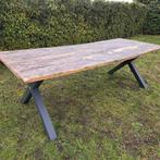 Tuintafel met aluminium onderstel / frame, Ophalen, Gebruikt, Rechthoekig, Aluminium