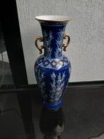 Vaas, Overige materialen, 50 tot 75 cm, Blauw, Ophalen of Verzenden