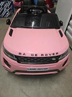 Roze Kinderauto Land Rover - Accu, Ophalen of Verzenden, Zo goed als nieuw