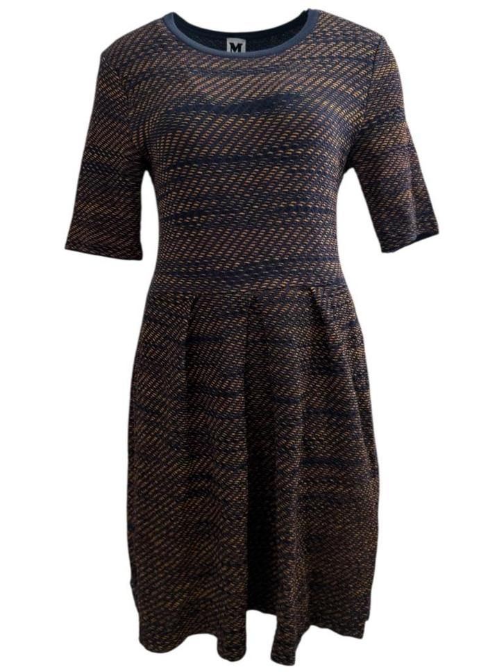 Missoni jurk M, Kleding | Dames, Jurken, Zo goed als nieuw, Maat 38/40 (M), Blauw, Onder de knie, Ophalen of Verzenden