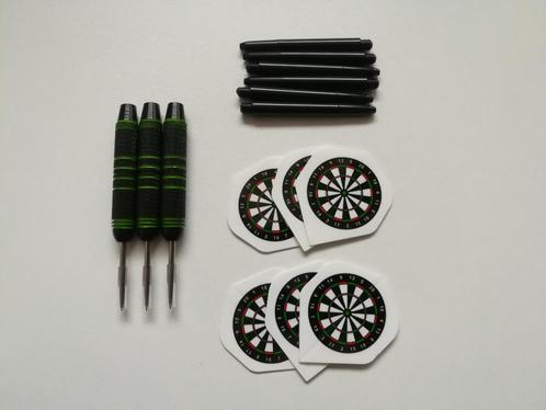 Nieuwe dartpijlen 22 gram zwart/groen, Sport en Fitness, Darts, Nieuw, Pijlen, Ophalen of Verzenden