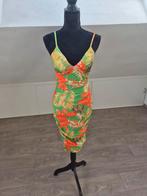 Leuk jurkje met print. Groen, Verzenden, Zo goed als nieuw, Maat 34 (XS) of kleiner, Boven de knie