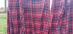 Rood Geblokte gordijnen  100 x 190, Gebruikt, 100 tot 150 cm, Ophalen of Verzenden, Landelijk