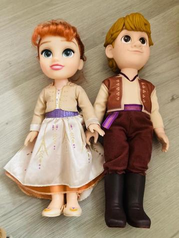 Frozen Anna & Kristoff Grote Poppen beschikbaar voor biedingen