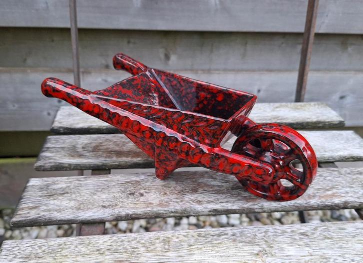 Prachtige vintage Italy kruiwagen planten bak., Verzamelen, Retro, Huis en Inrichting, Ophalen of Verzenden