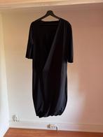 Pikzwarte travelstof ballon jurk maat 44 +stretch €5,00, Ophalen of Verzenden, Zo goed als nieuw, Maat 42/44 (L), Zwart