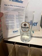 Krombacher bier glazen, Ophalen, Zo goed als nieuw, Bierglas