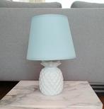 Leuk blauw lampje met ananas voet, Huis en Inrichting, Lampen | Tafellampen, Ophalen, Minder dan 50 cm
