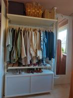 Stolmen Ikea inloopkast wit met spiegel, Huis en Inrichting, Ophalen, 50 tot 100 cm, Zo goed als nieuw, Met hangruimte