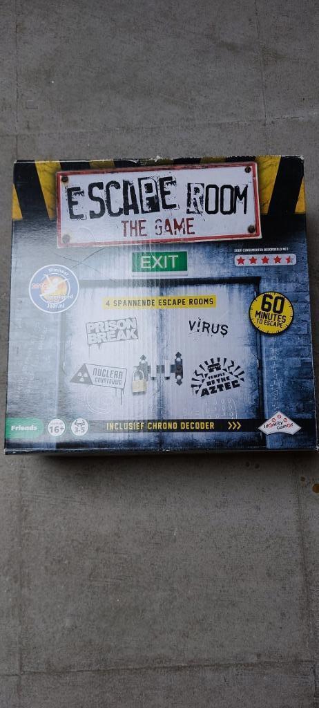 Escape Room the Game met Virus en Prison break o.a., Hobby en Vrije tijd, Gezelschapsspellen | Bordspellen, Zo goed als nieuw