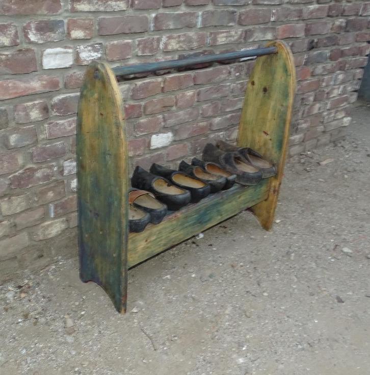 mooi klompenbakje bankje zonder de klompen, Antiek en Kunst, Curiosa en Brocante, Ophalen