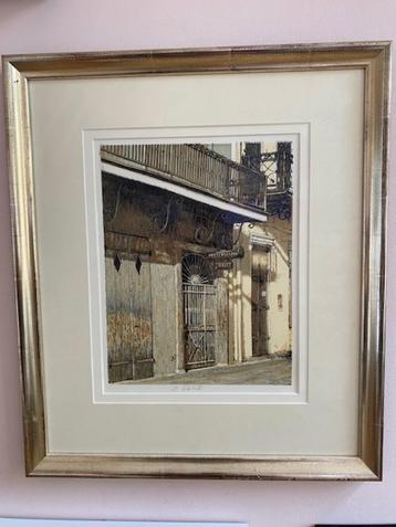Litho Paul de la Fille --Preservation Hall in New Orleans beschikbaar voor biedingen