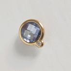 Goudkleurige Melano vivid zetting joined cz lavender 12mm, Sieraden, Tassen en Uiterlijk, Bedels, Verzenden