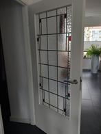 Glas in lood 60x140cm twee stuks, Ophalen, Gebruikt, Minder dan 80 cm, Glas in lood