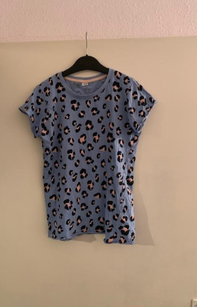Meerkleurige T-shirt van de Zeeman. Maat 158, Kinderen en Baby's, Kinderkleding | Maat 158, Zo goed als nieuw, Meisje, Shirt of Longsleeve