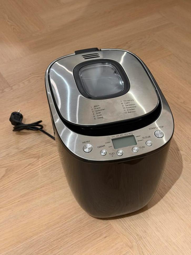 Inventum Broodbakmachine - Zo goed als nieuw!, Witgoed en Apparatuur, Broodbakmachines, Zo goed als nieuw, Met timer, 400 tot 800 gram deeg