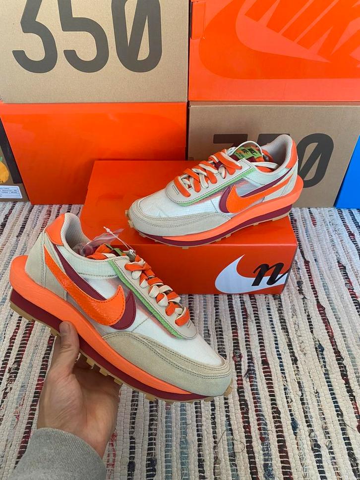 Nike LD waffle sacai CLOT Net Orange Blaze, Kleding | Heren, Schoenen, Nieuw, Sneakers of Gympen, Overige kleuren, Ophalen of Verzenden