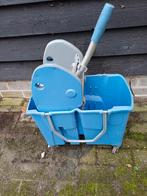 Dubbele emmeroo wieltjes en met wringer, Ophalen of Verzenden