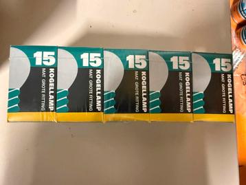 Kogellampen 15W - Nieuw in doos! beschikbaar voor biedingen