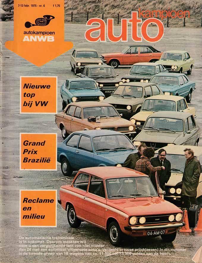 Autokampioen 6 1975 : VW Golf S - Daf 66 Marathon - Simca, Boeken, Auto's | Folders en Tijdschriften, Gelezen, Algemeen, Ophalen of Verzenden