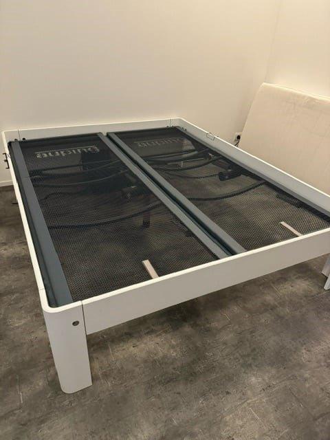 Auping Auronde 160x200 incl 2 z.g.a.n. matrassen, Huis en Inrichting, Slaapkamer | Bedden, Gebruikt, Tweepersoons, 160 cm, 200 cm