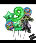 Nieuwe Hulk Verjaardag Ballonnen Set, Ophalen of Verzenden, Nieuw, Versiering, Verjaardag