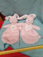 Blokker knuffel doekjes roze konijn nr 8, Ophalen of Verzenden, Zo goed als nieuw, Konijn