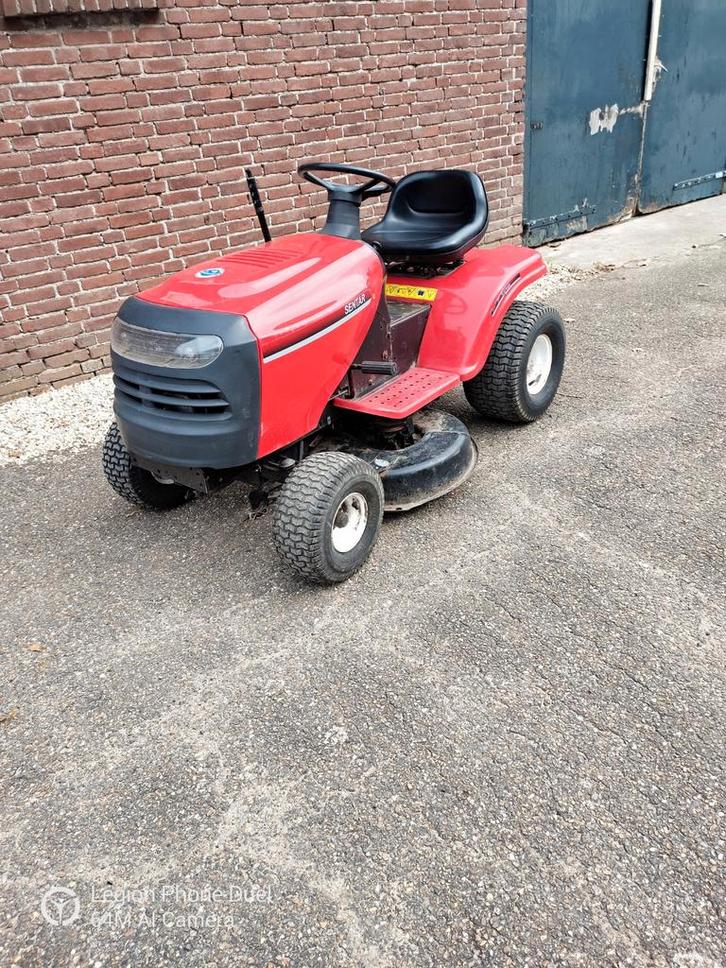 Zitmaaier - Perfect voor de grote tuin!, Tuin en Terras, Grasmaaiers, Gebruikt, Benzine-grasmaaier, 50 cm of meer, Cirkelmaaier
