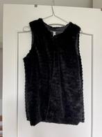 Gilet/vestje ‘ bont look’ maat 38/40, Kleding | Dames, Bodywarmers, Verzenden, Zo goed als nieuw, Maat 38/40 (M), Zwart