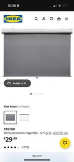 IKEA TRETUR verduisterende rolgordijnen lichtgrijs 60x195 cm, Huis en Inrichting, Stoffering | Gordijnen en Lamellen, Ophalen of Verzenden