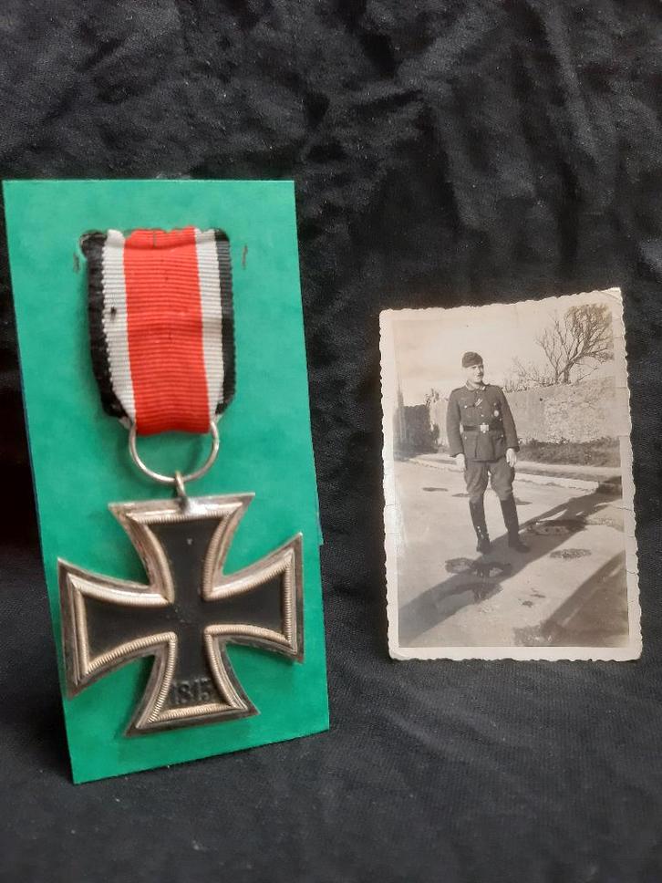 EK2 IJzeren kruis (Duitsland WW2), Verzamelen, Militaria | Tweede Wereldoorlog, Landmacht, Lintje, Medaille of Wings, Duitsland