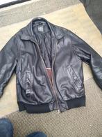 Trapper leren jas., Ophalen, Gedragen, Maat 48/50 (M), Zwart