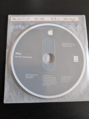 iMac  21.5 & 27 inch/ Mac OS 10.6.2 / 2 dvd / Apple / 2009 beschikbaar voor biedingen