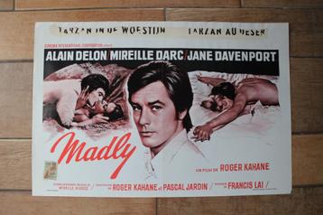 filmaffiche Alain Delon Madly 1970 filmposter beschikbaar voor biedingen